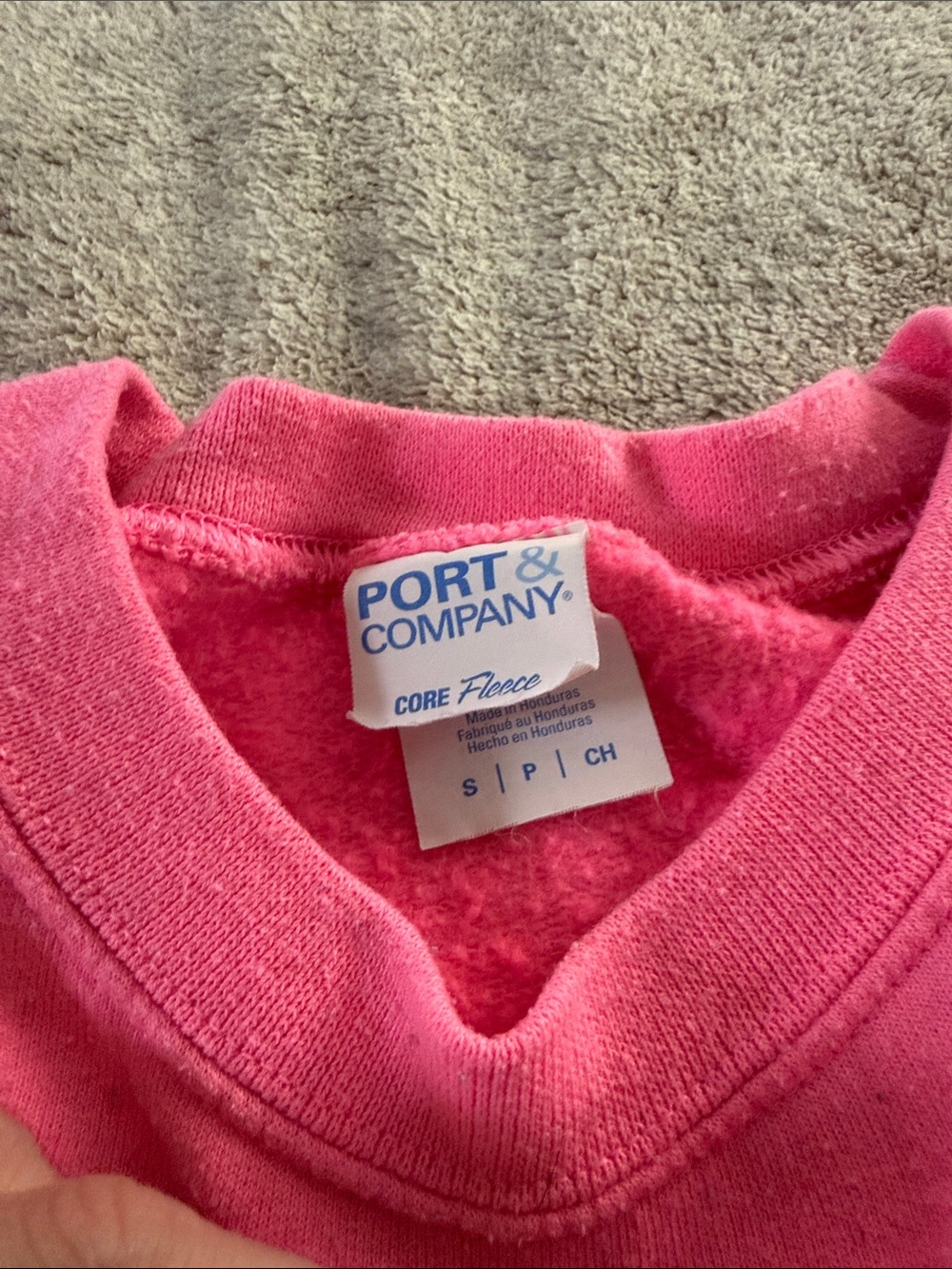 Bright Pink "Alexa, Reset 2020" Novelty Oversized Sweatshirt Size small - Picture 2 of 4